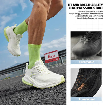 361 Degrees Fierce MAX Men Running Shoes New Mesh Soft Breathable Rebound Shock-absorber Stable Versatile Male Sneaker 672522225