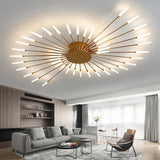 Lámpara de techo LED moderna para sala de estar, comedor, dormitorio, diseño de fuegos artificiales nórdicos, decoración del hogar, iluminación interior
