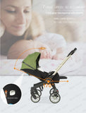 EU STOCK 4in1 baby stroller two-way Multifunctional newborn baby stroller 3in1 Foldable Basket type seat Lightweight Travel Pram