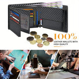Wallets for Men Multi-functional RFID Blocking Slim Wallet with 15 Credit Card Holders