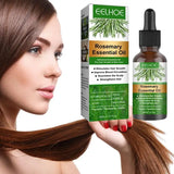 Óleo essencial de alecrim para o crescimento do cabelo, produto orgânico para o couro cabeludo, nutritivo, brilhante, saudável