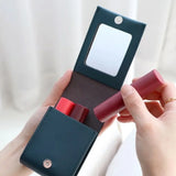 Purse Makeup Bag Japanese Lipstick Organizer Makeup Case Pu Portable Lipstick Holder For Driving Travel Work