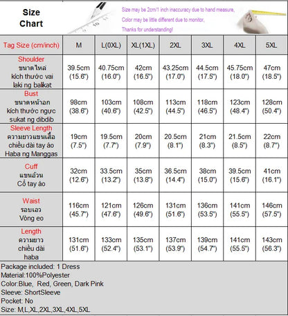 Plus Size 5XL VONDA Summer Women Dress 2024 Fashion Belted Maxi Long Party Dress Vintage Printed Sundress Casual Vestidos Robe