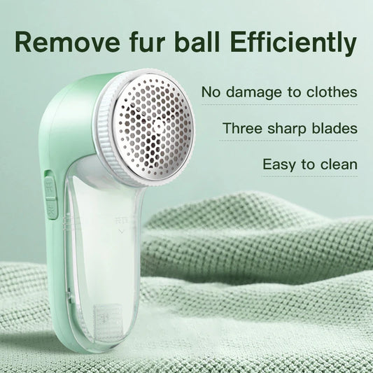 Household Clothes Shaver Fabric Lint Remover Electric Fuzz Fluff Portable Brush Blade Professional Rechargeable Fur Ball Trimmer