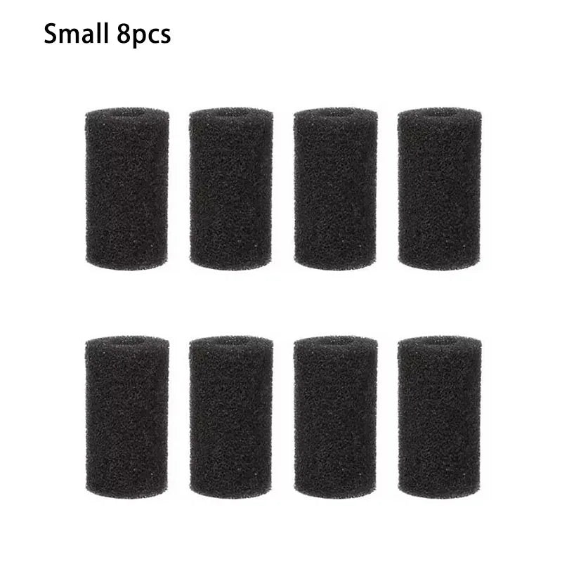 4 Pcs/8 Pcs Aquarium Biochemical Filter Sponge Fish Tank Inlet Water Pre-Filter Sponge Cartridge Replacement Filter