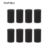 4 Pcs/8 Pcs Aquarium Biochemical Filter Sponge Fish Tank Inlet Water Pre-Filter Sponge Cartridge Replacement Filter