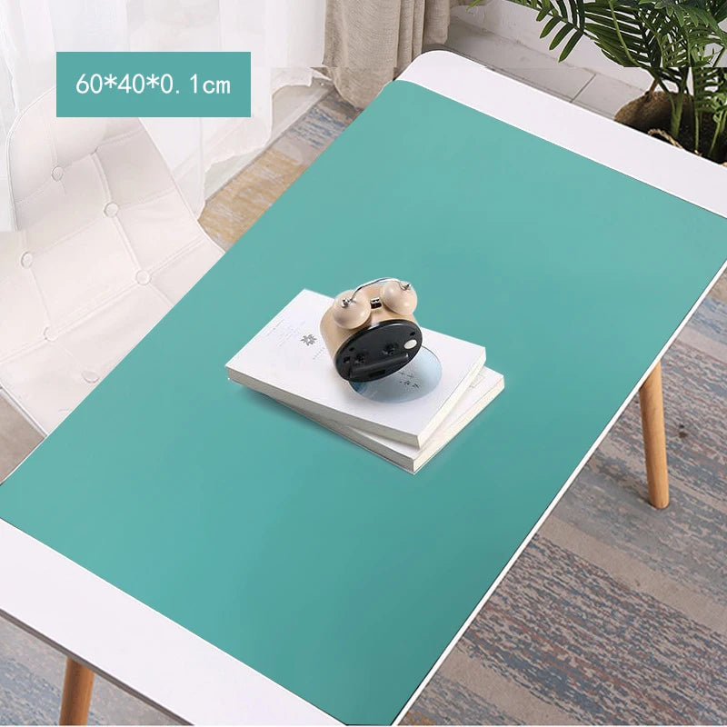 60/40cm Oversized Food Grade Silicone Waterproof Placemat Heat Insulation Anti-Skidding Washable Table Mat For Kitchen Dinner
