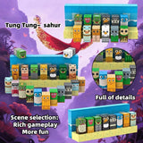 AI character magnetic building blocks Tung Tung tung sahur assembly building blocks character building blocks tabletop game