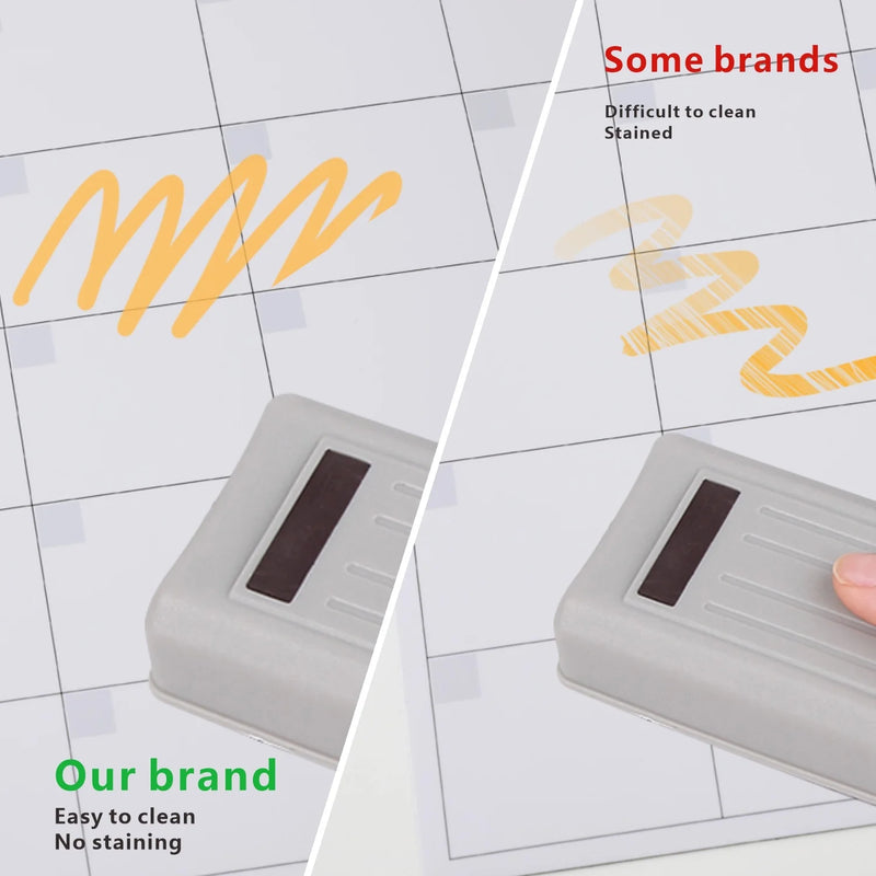 Magnetic Calendar For Fridge Monthly Weekly Planner Calendar Table Dry Erase Whiteboard With Pen Fridge Sticker Message Board