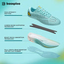 Baasploa Women Professional Running Shoes Outdoor Carbon Plate Non Slip Sports Shoes Female Casual Breathable Jogging Sneakers