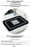 Heat Resistant Dining Table Mat Diamond Embedded Anti Slip Western Dining Pad Cushion Home Use Tablecloth Accessories