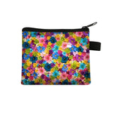 Carteira Portfel Men Wallet Women Cartera Mujer Female Short Cute Flower Zero Wallet Simple Fashion Card Bag Coin Purse Key Case