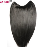 ZZHAIR 100% Brazilian Human Remy Hair Extensions 120g-200g 16"-26" U Piece Wig Clip-in Natural Straight