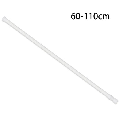 30-110CM Multi Purpose Spring Loaded Extendable Telescopic Curtain Pole Tension Rail Net Voile Pole Net Rods Curtain Telescopic