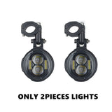 Motorcycle LED Auxiliary Lamp For BMW R1200GS F800GS ADV Yamaha MT07 MT09 CRF1000L Africa Twin Kawasaki Fog Lights Moto Lamp
