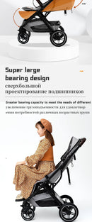 Baby Stroller High Landscape Portable Ultra-lightweight Newborn Travel Shock-absorbing Stroller newborn rocker For 0-4 Year Old