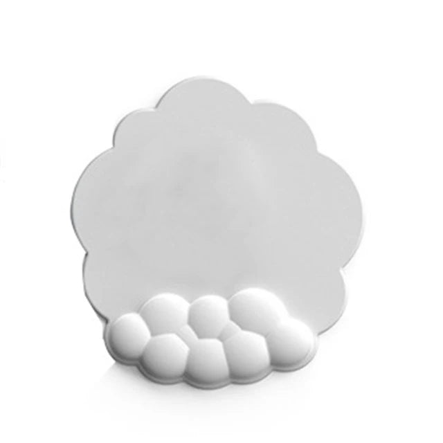 Mouse pad with wrist rest keyboard cloud anti-slip memory foam desktop office gamer mouse wrist rest