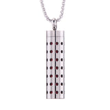 2023 New Aromatherapy Jewelry Necklaces Essential Oil Diffuser Necklace Stainless Steel Open Locket Aroma Scent Perfume Necklace