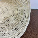 Summer Bucket Hat Fisherman Hat Women Hollow Out Sun Hat Outdoor Casual Versatile Panama Hats Crochet Foldable Caps Beach Cap