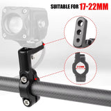 1/2pcs Car & Motorcycle Headlight Clip Bracket Kit, Universal for Truck, Car, ATV, Motorcycle LED Work Light Pole Installation