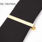 New Tie Clips for Men's Metal Necktie Bar Dress Shirts Tie Pin for Wedding Ceremony Metal Silver Color Tie Clip Man Accessories