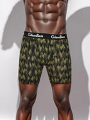 4pcs Pack Mid-Long Boxer Shorts Men Underwear Cotton Male Underpants for Men Sexy Homme Boxershorts Box Panties Slips Set Lot