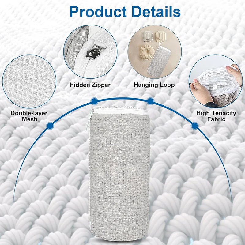 Saco De Lavagem De Sapato Durável com Zíperes Fortes, Conveniente Saco De Lavagem De Sapato, Ideal Saco De Lavanderia De Sapato para Uso Doméstico