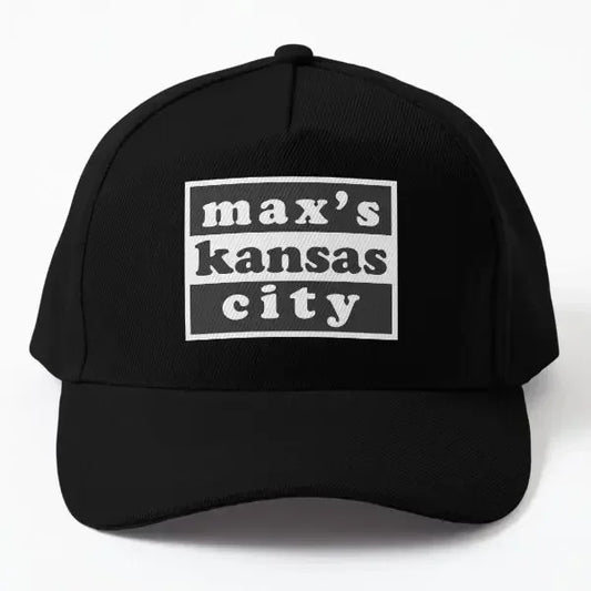 Max Is Kansas City  Baseball Cap Hat Boys Czapka Casual Outdoor Snapback Printed Hip Hop Black Fish Solid Color Sun Spring