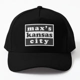 Max Is Kansas City  Baseball Cap Hat Boys Czapka Casual Outdoor Snapback Printed Hip Hop Black Fish Solid Color Sun Spring