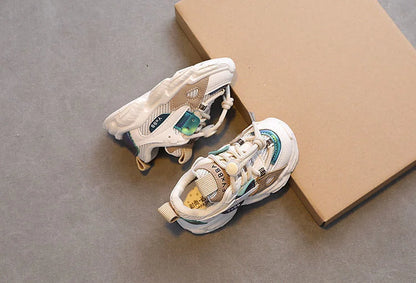 Zapatos para bebés y niños pequeños, talla 21-36, de malla transpirable, informales, antideslizantes