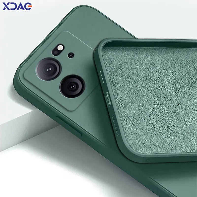 Square Liquid Silicone Back Cover for Xiaomi 13 13T Pro Lite Ultra Camera Protection Soft Waterproof Phone Case Xiaomi13T 13TPro