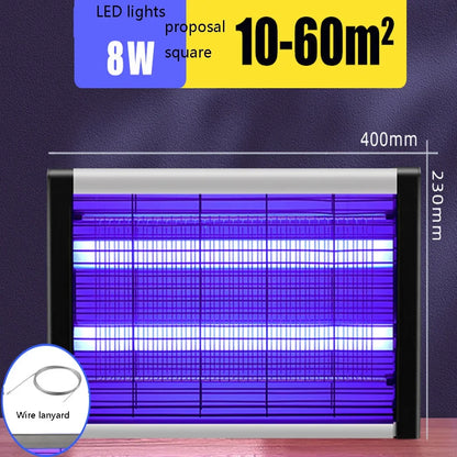 Lámpara antimosquitos para el hogar, para mosquitos y moscas, para restaurantes, tiendas y hoteles.