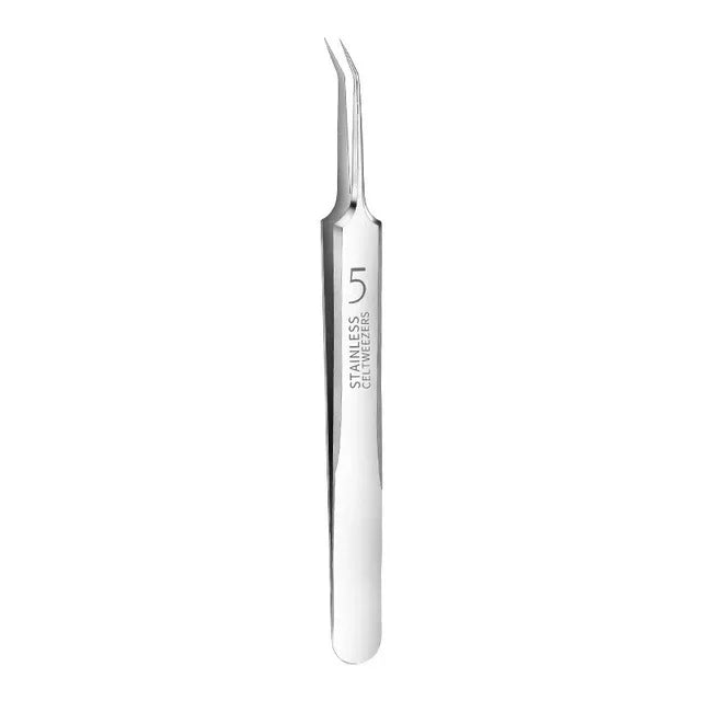 German Ultra-fine No. 5 Cell Pimples Blackhead Clip Tweezers Beauty Salon Special Scraping & Closing Artifact Acne Needle Tool