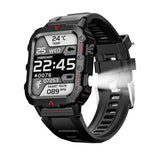 LAXASFIT Smart Sports Watch LED Flashlight Music Player Fitness Tracking Bluetooth Calling Sleep Monitoring 2025 New Smart Watch