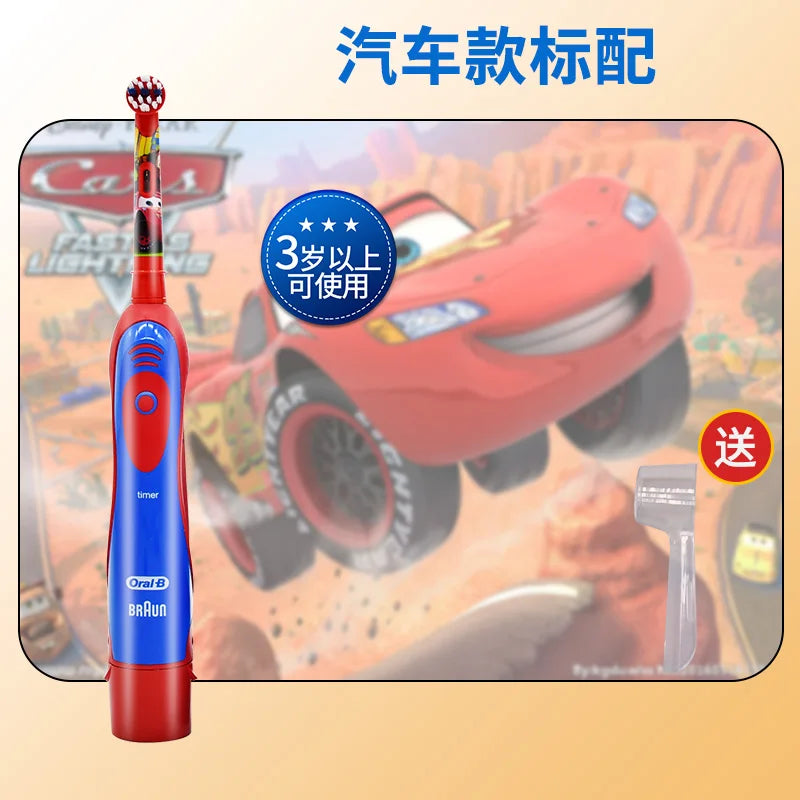 Oral B Electric Toothbrush for Kid Soft Brush Rotation Clean Teeth Brush For Kid Gentle Clean Teeth Waterproof Kid Tooth Brush