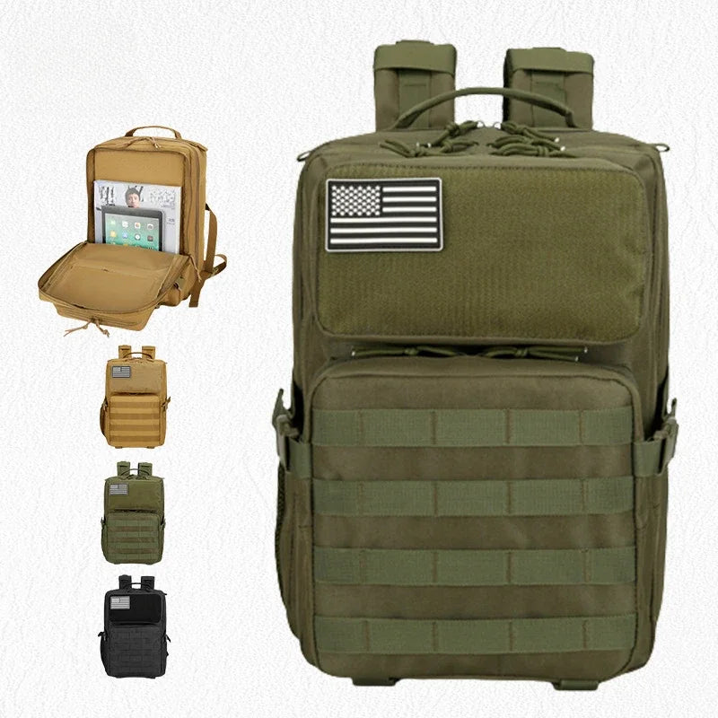 Lawaia New Nylon Backpack Travel Sports Large Capacity Outdoor Tactical Backpacks Mountaineering Oxford Cloth Camping Bag
