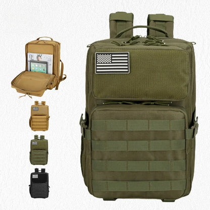 Lawaia New Nylon Backpack Travel Sports Large Capacity Outdoor Tactical Backpacks Mountaineering Oxford Cloth Camping Bag
