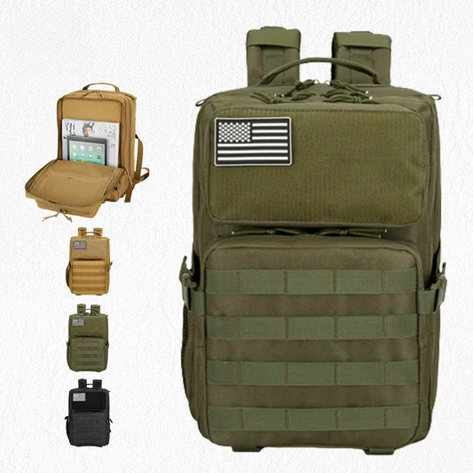 Lawaia New Nylon Backpack Travel Sports Large Capacity Outdoor Tactical Backpacks Mountaineering Oxford Cloth Camping Bag