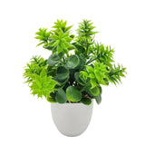 1pc Artificial Plants with Plastic Pots Perfect Greenery for Home Decorations, Office Desk, Living Room, and Bedroom Decoration