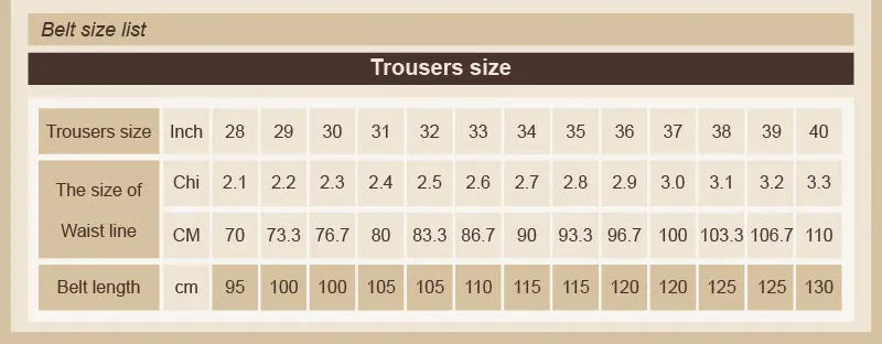 Men's automatic buckle belt casual cowhide belt personalized versatile belt