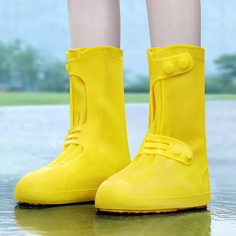 Rain Boot Covers Waterproof Anti Slip Shoe Cover Cubre Zapatos Para La Lluvia De Silicona Cubierta Ipermeable Para Lluvia XXL