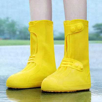 Rain Boot Covers Waterproof Anti Slip Shoe Cover Cubre Zapatos Para La Lluvia De Silicona Cubierta Ipermeable Para Lluvia XXL