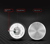 Car Clock Luminous Mini Automobiles Internal Stick-On Digital Watch Mechanics Quartz Clocks Auto Ornament 40mm 43mm