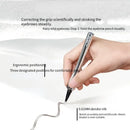 Lápis de sobrancelha de duas garfos, à prova d'água, sem manchas, delineador líquido extremamente fino, não desbota, lápis de sobrancelha tridimensional