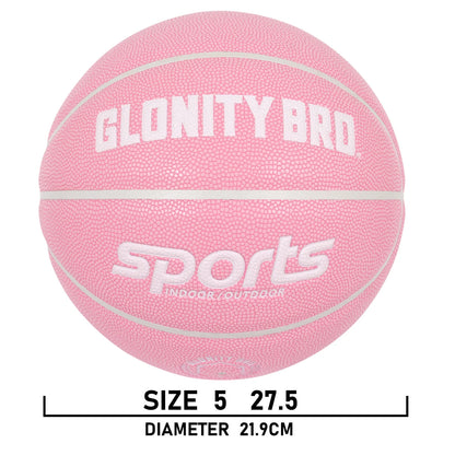 Women's Basketball Size 5,6,7 Pink Official Competition Child Basketball Indoor Outdoor Standard Ball PU Non-slip Wear-resistant