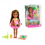 Original Barbie Dolls Club Chelsea Dress Up Burger Costume Pets Accessories Kids Toys for Girls Princess Play House Set Juguetes