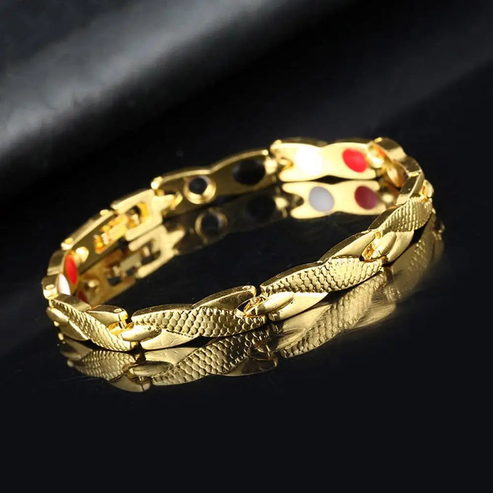 Pulsera magnética de terapia con diseño de dragón para mujer y hombre.