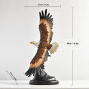 Chinese Style Simulated Eagle Ornaments Resin Decoration for Home Living Room Wine Cabinet Foyer Office Crafts