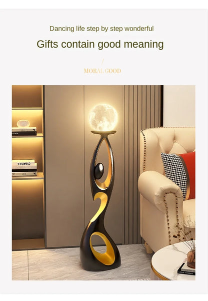 Creative Home Decor Abstract Dancing Figures Light Luxury Living Room Porch Decoration Sculpture Modern Nordic Indoor Ornaments