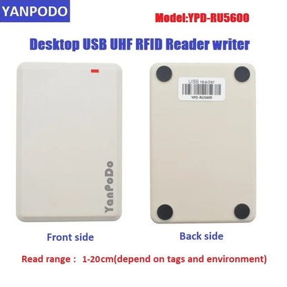 YANPODO USB Programmer UHF RFID Reader and Writer 860-960Mhz with work English SDK Demo Software Source Code